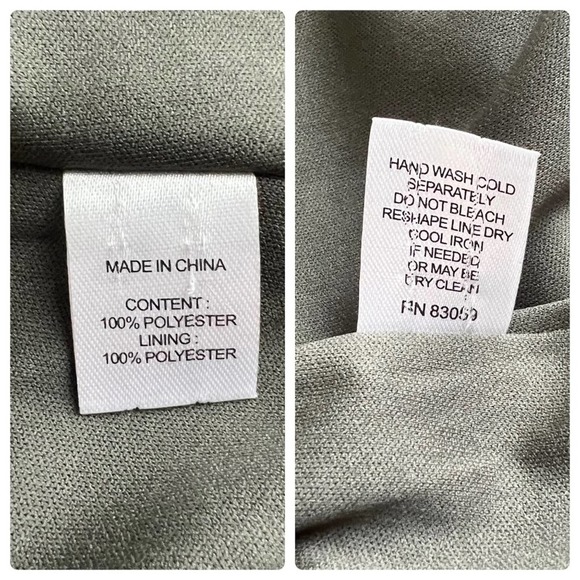 Drew Womens Green Floral Chiffon Dress Small Smocked Ruffle Lined Keyhole NWT - Picture 12 of 12